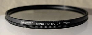 Neewer Lens Filter Nano HD MC CPL Series S 77mm Filter Nano Coating New Open Box - Picture 1 of 3