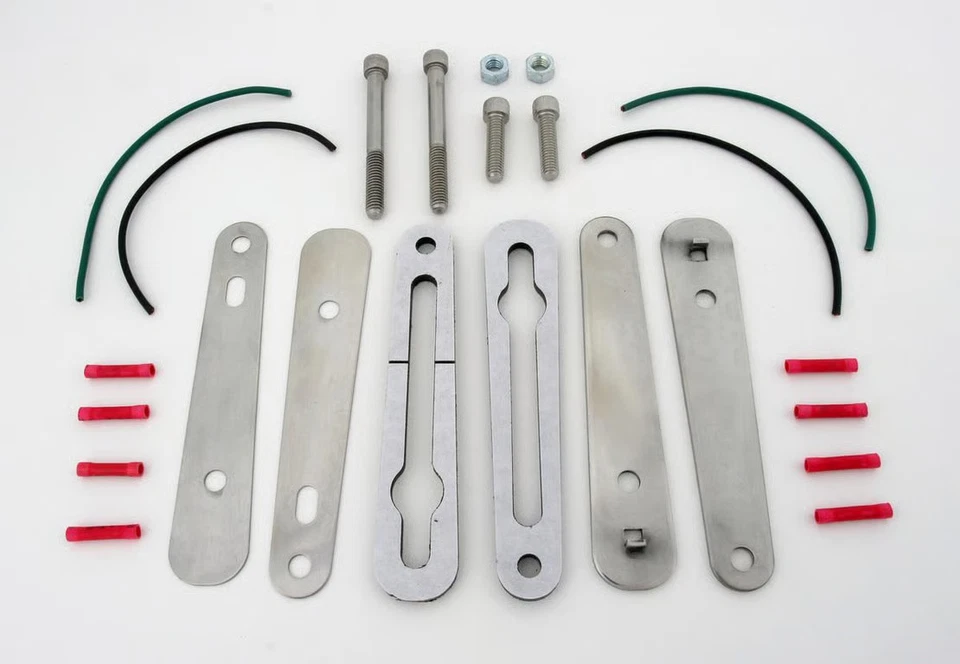 Kit de reubicación de señal de giro trasera cromada montado en puntal Saddlemen 84-14 2020-0351 Foto 1 de 4