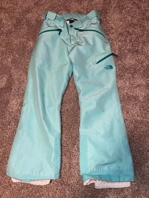 Pantalones de esquí para nieve North Face Gore-Tex niñas talla mediana aislados impermeables usados en excelente estado Foto 1 de 2