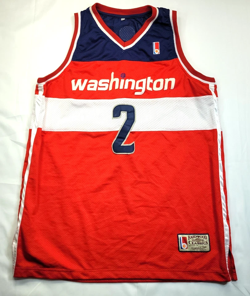 Camiseta WASHINGTON WIZARDS John Wall #2 Mitchell Ness Hardwood Classic 2XL - Imagem 1 de 4