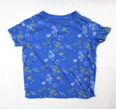 Camiseta LEE Niños Jóvenes Grande (6) Azul Rocket Ship Foto 1 de 4