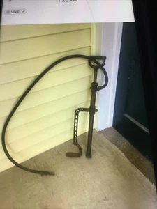 Antique vintage F. E. Myers & Bro Peerless cast iron & brass hand bilge pump - Picture 1 of 8