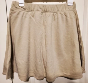 The Children's Place Girls Uniform French Terry Knit Skort Sandy Color XXL (16) - Picture 1 of 5