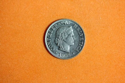 1932 Switzerland 5 Rappen Nickel Coin #M17209 - Image 1 of 2