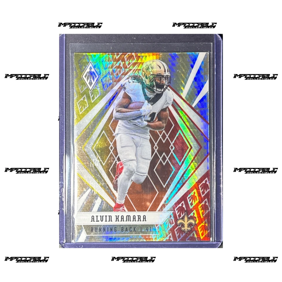 2020 Panini Phoenix - Gold #11 Alvin Kamara - Image 1 of 1