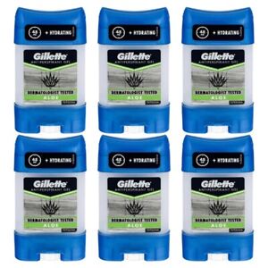 Gillette Clear Gel Antiperspirant Deodorant Aloe Vera 70 ml (Pack Of 6 )