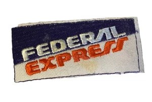 Patch giacca uniforme ricamata vintage FEDERAL EXPRESS 4 X 1,75" - Foto 1 di 2