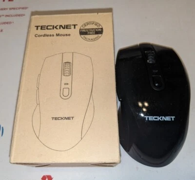Tecknet Cordless Optical Mouse M006 Wireless Black - Image 1 of 4