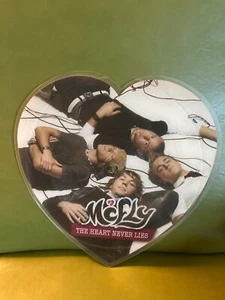 MCFLY - THE HEART NEVER LIES 7" Vinyl Picture Sleeve Heart Shaped Record VG+ - Picture 1 of 2