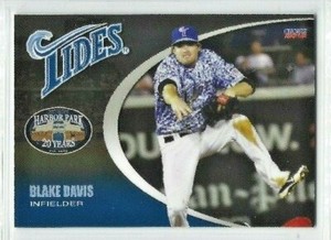 2012 Norfolk Tides (Triple-A Baltimore Orioles) Blake Davis