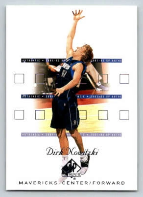 2001-02 SP Authentic #16 Dirk Nowitzki (ref 220044) - Image 1 of 2