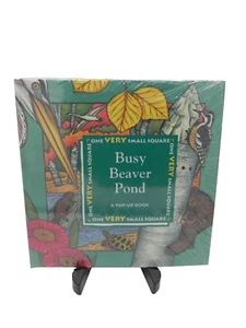 Busy Beaver Pond: A Pop-Up Book (One Very Small Square Series), New, Free Ship - Picture 1 of 2