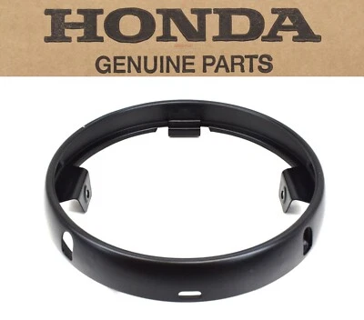 Anillo de borde de llanta de faros Honda negro VT750C2B Shadow Phantom 10-23 OEM nuevo #Q280 Foto 1 de 4