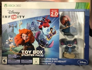 XBOX 360 DISNEY INFINITY 2.0 TOY BOX STARTER PACK Set Stitch And Merida Ages 10+ - Picture 1 of 3
