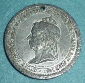 Rare Queen Victoria 1887 Jubilee Medal for St James's, Paddington, by Pinches. - Picture 1 of 12