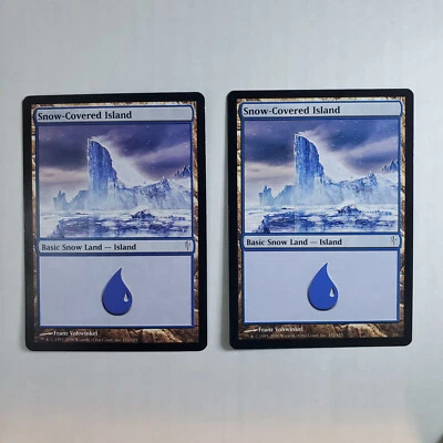 Snow-Covered Island # 152 (x2) - Coldsnap - Magic the Gathering MTG Near Mint NM - Image 1 of 2