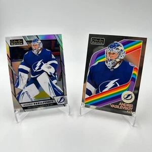 Andrei Vasilevskiy O-Pee-Chee Platinum LOT of 2 Retro Rainbow Tampa Lightning - Picture 1 of 2