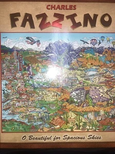 O schön für geräumigen Himmel (signiert) von Charles Fazzino mit Zeichnung - Bild 1 von 7