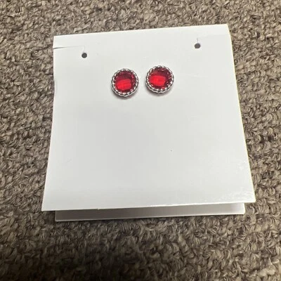 Effy brand red stud earrings Open Box - Image 1 of 4
