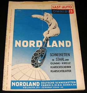 TRUCKING & BUS 1953-12 GERMAN MAGAZINE LAST-AUTO und OMNIBUS CRASHES CAMPER VANS - Picture 1 of 4