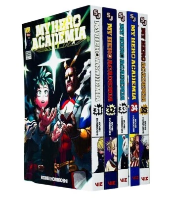 My Hero Academia 5 Books Set By Kohei Horikoshi Volumes 31-35 Paperback - Image 1 of 4