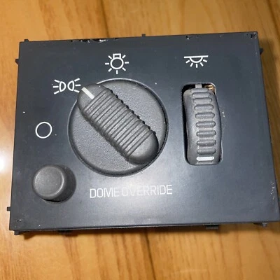 Interruptor de faros OEM 99-02 GM Cadillac Escalade, camioneta Chevy GMC SUV Tahoe Foto 1 de 4