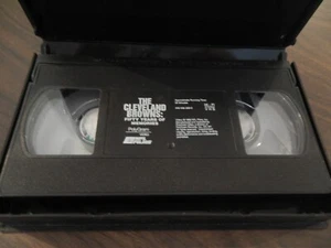 THE CLEVELAND BROWNS 50 YEARS OF MEMORIES VHS TAPE NFL FOOTBALL MISSING ORIGINAL - Picture 1 of 1
