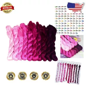 Natural 100% Silk Thread - Handmade Embroidery Thread, 1200 Yards in 10 Colors - Picture 1 of 8