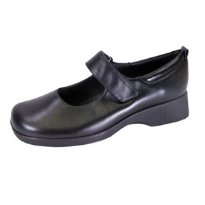 👟 24 HOUR COMFORT Sky Women's Wide Width Cushioned Leather Mary Jane Shoes 👟 - Picture 1 of 12
