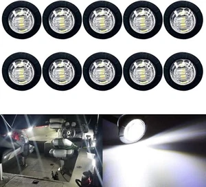 10 Pezzi Luci LED Impermeabili Barca Marina Subacquee per Barca Pesca Pontone Sai - Foto 1 di 5