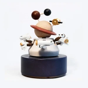Wooderful Life Space Wooden Music Box - Astronaut, Shuttle, Planets, SPACE FORCE - Picture 1 of 10
