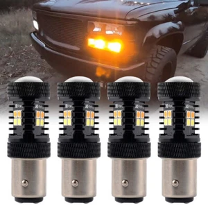 4x 1157 Switchback LED Signal Light For Chevy GMC C/K1500 2500 Reversing lights - Picture 1 of 12