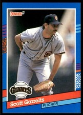 1991 Donruss Baseball Card Scott Garrelts San Francisco Giants #311