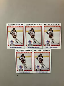 Mike Eruzione (5 Card Lot) Olympic Heroes M&M's 1989 GOLD - Picture 1 of 1