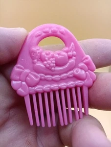 RARE Vintage 1990s Tonka Cutie Fruiti Cupcake Surprise Doll Cherry Chip COMB - Picture 1 of 5