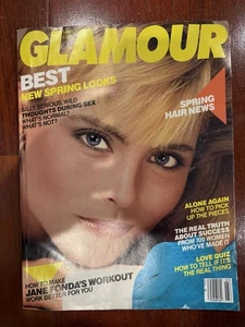 Glamour Magazine March 1984 Kim Alexis Cover - Picture 1 of 3