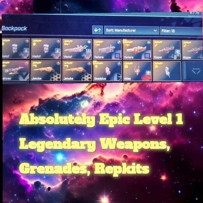 Borderlands 4 - ARMAS LEGENDARIAS NIVEL 1 MODIFICADAS, REPKIT, GRANADAS... Foto 1 de 4