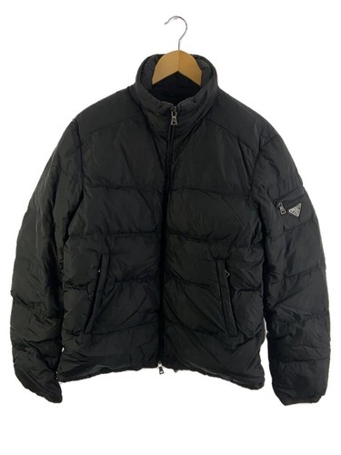 Piumino PRADA SPORT 2010 modello triangolo logo 50 nylon nero SGJ091 C30