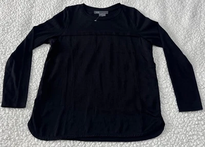 Vince Girls Black Very Soft T-Shirt Size S NWOT - Image 1 of 4