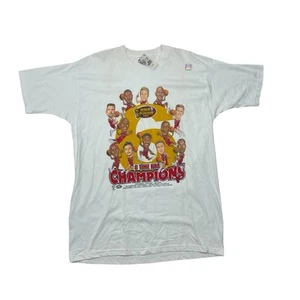 Vintage Chicago Bulls Caricature Championship T Shirt Tee NWT New Men’s Sz XL - Picture 1 of 10
