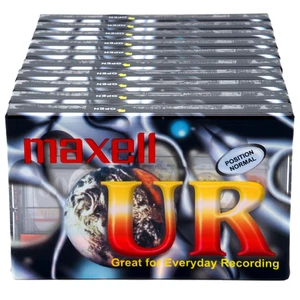 10 x Maxell UR-60 leere Audiokassetten - neu & versiegelt - Bild 1 von 9