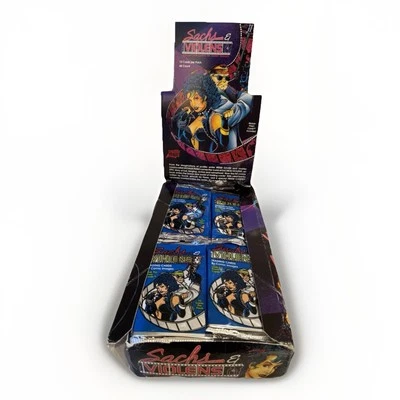 Tarjetas coleccionables de arte con imágenes de cómic de Sachs & Violens 1993 1 paquete sellado. 10 tarjetas/pack Foto 1 de 4