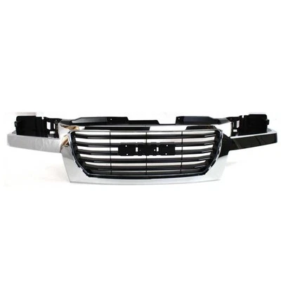For 2004-2012 Canyon Front Center Grills Chrome Shell, Black Insert Plastic Q Foto 1 de 4