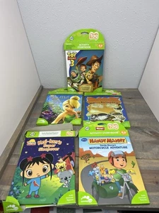 New Leap Frog Tag Book Lot of 5 books Toy story 3 Tinkerbell - Picture 1 of 1