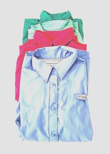 Columbia PFG Omni Shade Tamiami Active Shirt Damen Small Snap Button Variations - Bild 1 von 9