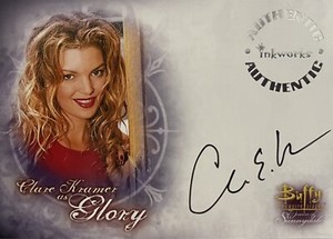Buffy - WOS - Autograph A5 - Glory(Ben?)/Clare Kramer - Mint & Rare