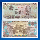 Viet Nam P-107 2000 Dong 1988 World Paper Money Currency Uncirculated Banknote