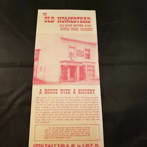 Vintage Brochure The Old Homestead Cripple Creek and Carlton Mill Colorado - Picture 1 of 9