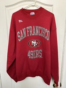 Vintage Pro Player San Francisco 49ers Crewneck Sweatshirt Size XL 1996