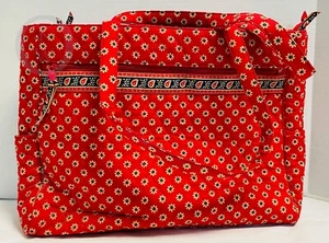 Vera Bradley Americana Metropolitan Beuteltasche 16 x 13 Laptop Aktentasche 24238T im Ruhestand - Bild 1 von 5